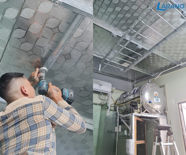 Giàn phơi điện LAMO-35F hình ảnh lắp đặt LAMO-35F Tây Hồ, Hà Nội