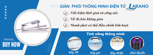 TOP 5 Đại lý giàn phơi thông minh uy tín nhất trên thị trường Larano - Đại lý giàn phơi điện tử hàng đầu trên thị trường hiện nay
