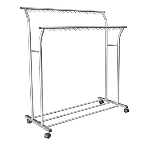 Giàn phơi quần áo inox 304: Tìm hiểu chi tiết từ A đến Z Giàn phơi đồ đôi khoen móc inox phù hợp với những gia đình cần phơi nhiều đồ cùng lúc