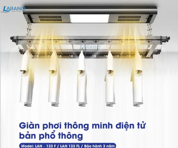 Giàn phơi thông minh điện tử LAN - 133F đang bán chạy tại Biên Hòa