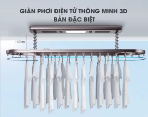 Sản phẩm giàn phơi thông minh Hà Nội điện tử LAS-3D