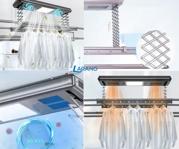 Larano - Địa chỉ lắp đặt giàn phơi thông minh Hưng Yên được khách hàng tin tưởng Giàn phơi thông minh Hưng Yên giúp các hộ gia đình tối ưu diện tích và tăng tính thẩm mỹ cho ngôi nhà